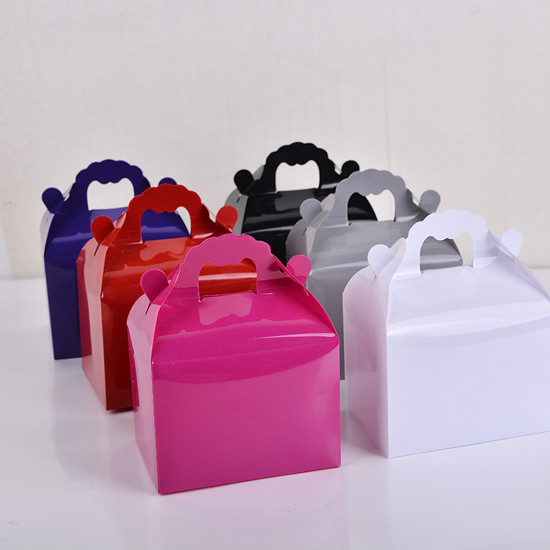 New Candy Gift Packaging Boxes PVC Boxes For Sale, 140mm x 110mm x 80mm, Black/White/Grey/Pink/Purple/Red